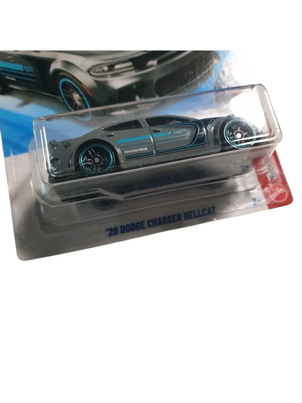 Hot Wheels 20 Dodge Charger Hellcat Nightspeed Gray Blue Collectors Edition